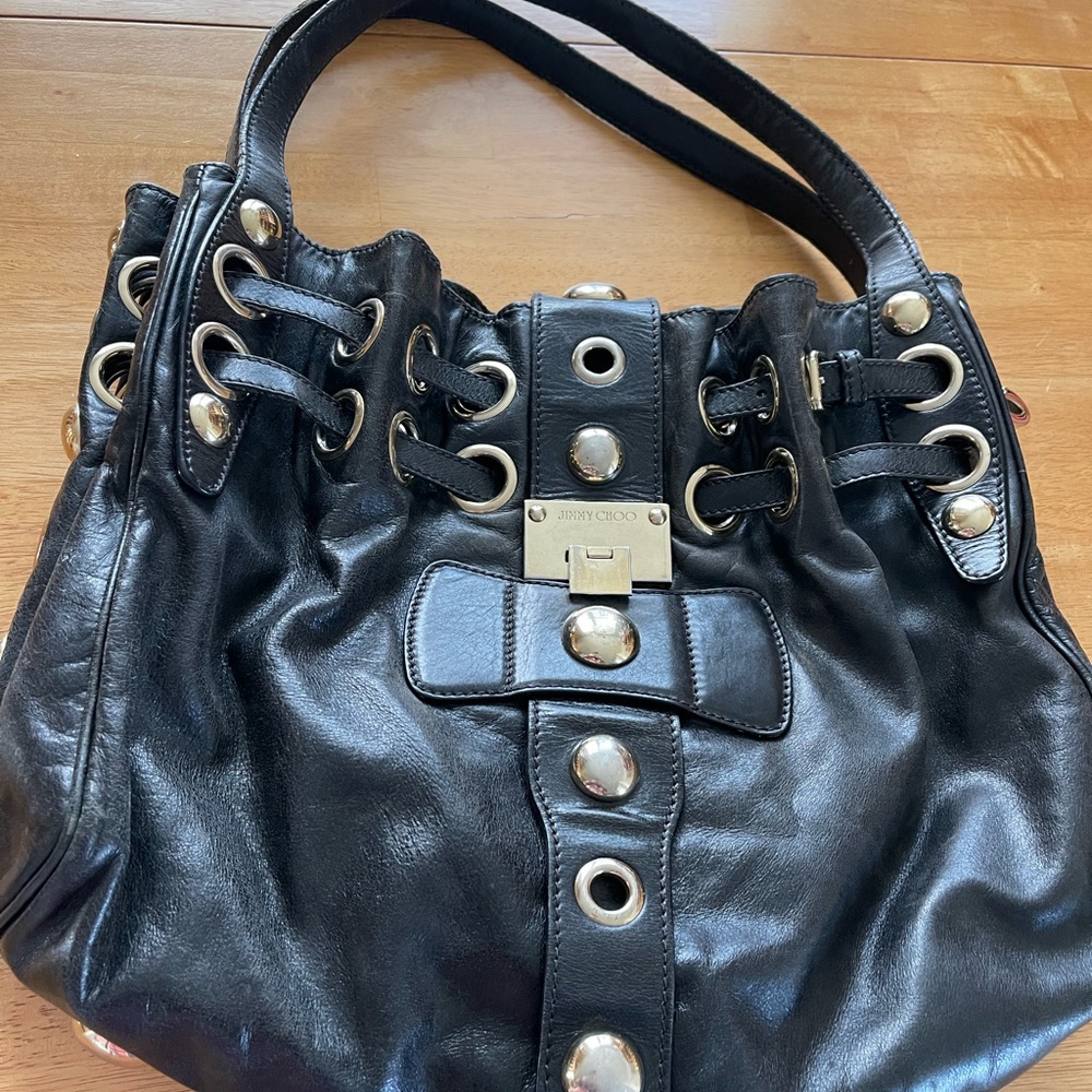 AUTHENTIC JIMMY CHOO SHOULDER BAG - Picture 7 of 10